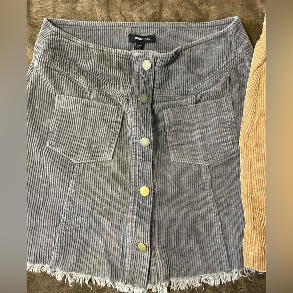 Corduroy Button-Front Bundle - Picture 4 of 5